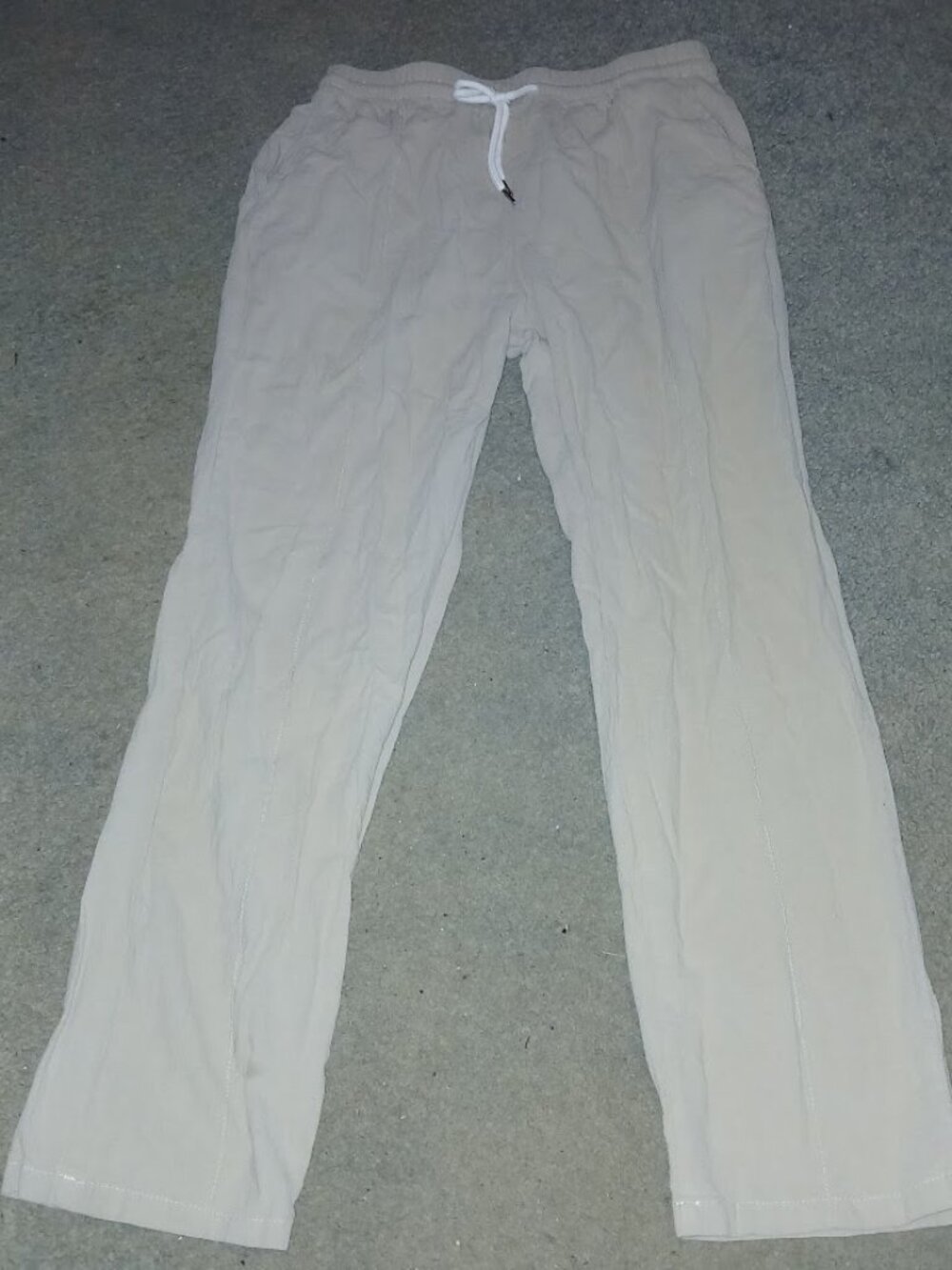Tie waist pants